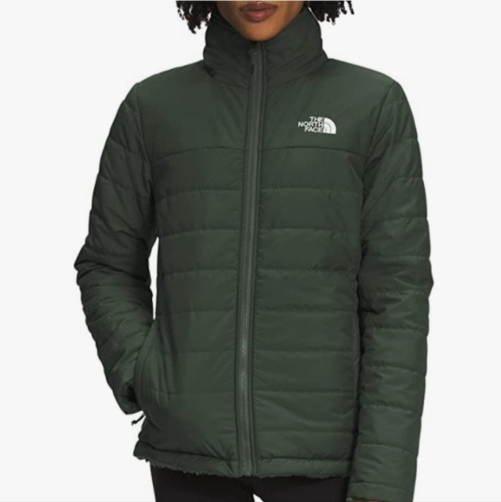 The North Face Reversible Women's Mossbud  Zip Up Jacket Size Large